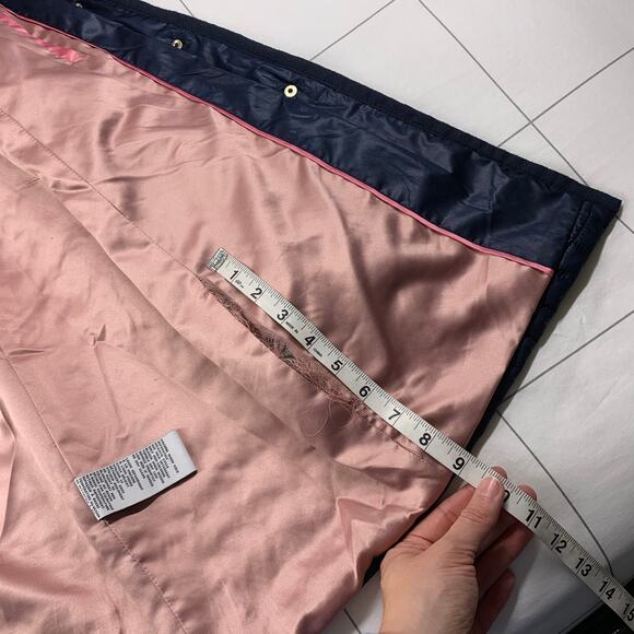 Kate Spade Coat Womens Medium Deep Navy Quilted Jacket Preppy Outerwear Warm - Picture 14 of 15